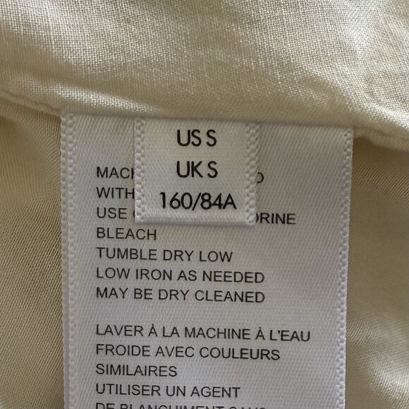 Urban Outfitters Bettie Daisy Print Twist Front Mini Dress Linen Blend Sz Small - Picture 11 of 11